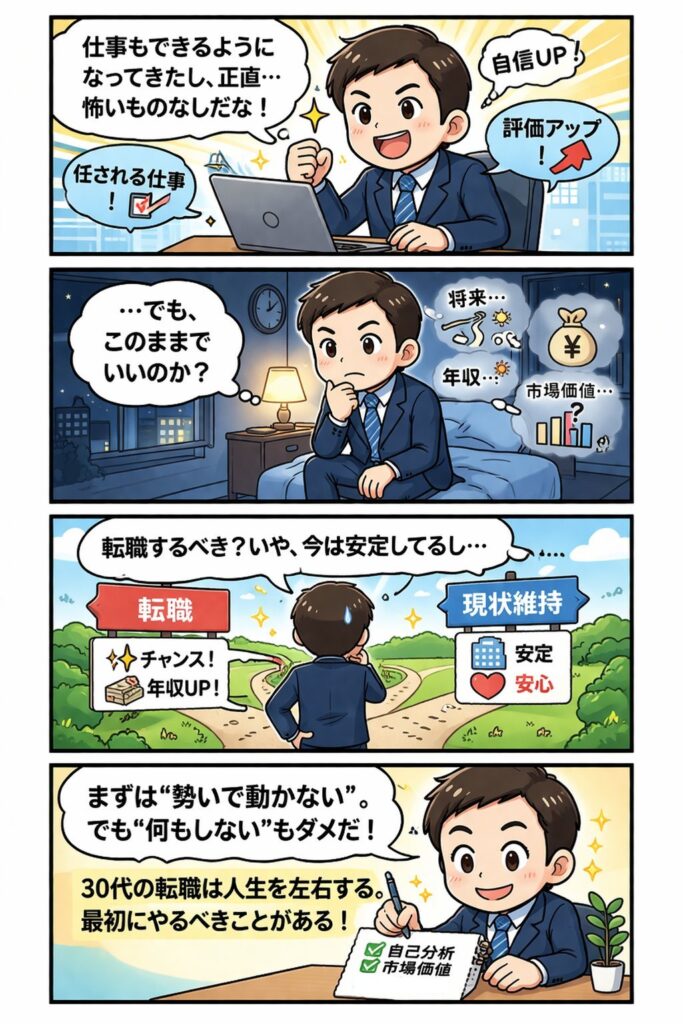 30代転職の漫画
