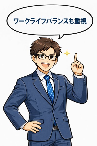ワークライフバランスも重視