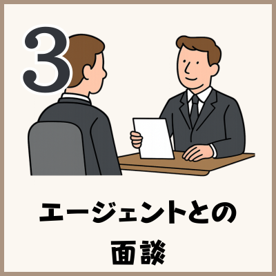 エージェントとの面談