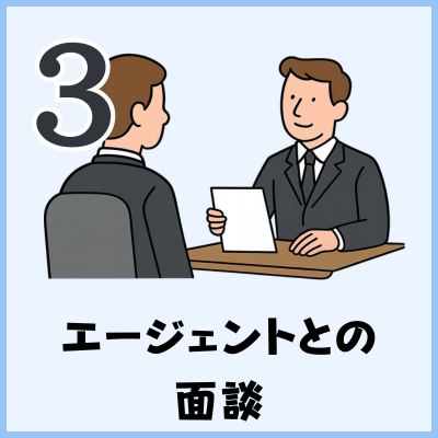 エージェントとの面談
